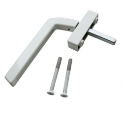 Вузька ручка для металопластикових балконних дверей біла