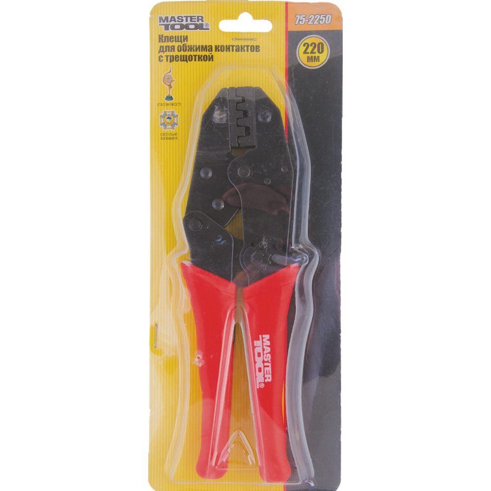 Клещи для обжима контактов с трещинами. 220мм \\М Т Ст. 75-2250 (УУ).